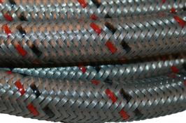 30m Roll - Nitrile Rubber Hose Galvanised Steel Overbraid