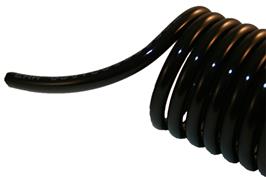 Black PU Coil