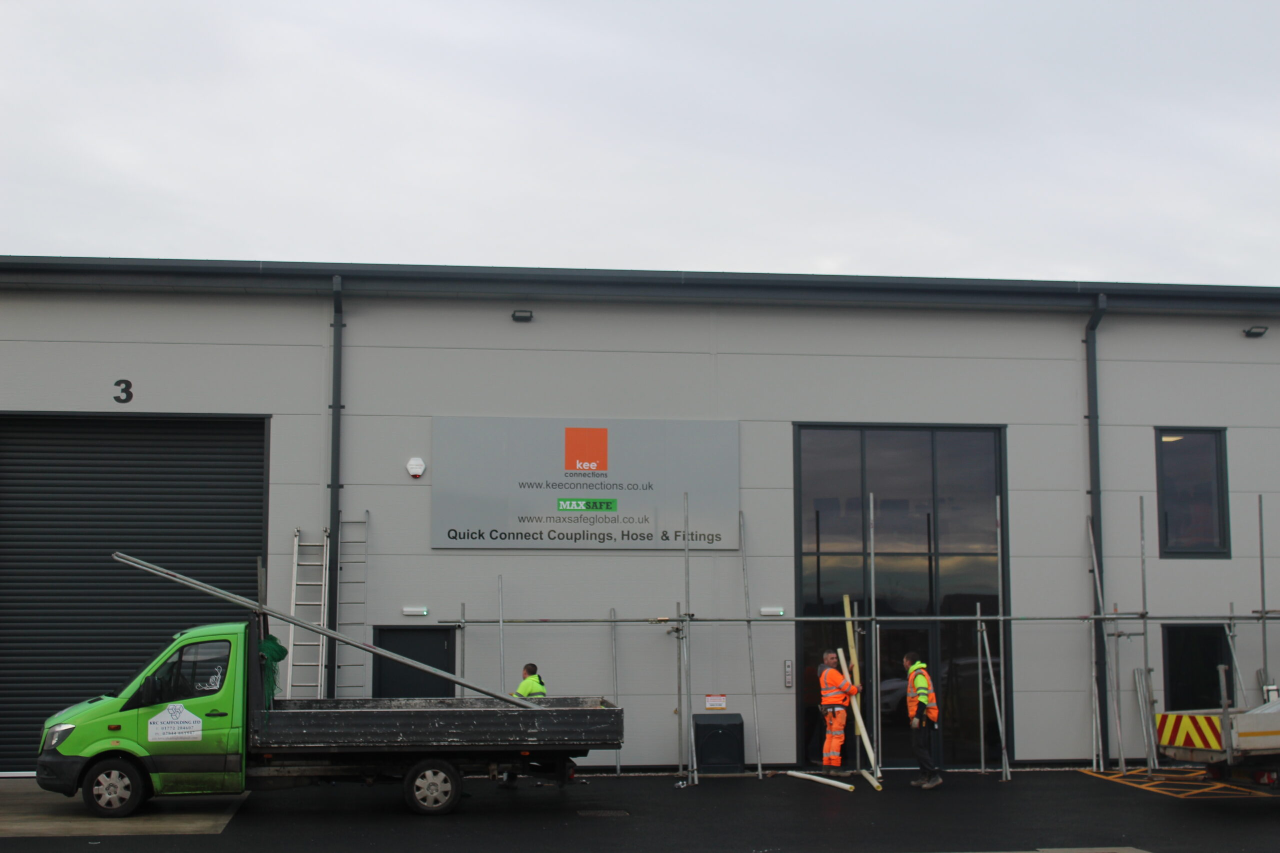 Kee Connections Head Office Signage Installed
