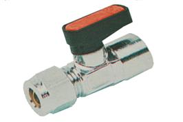 Gas Mini Ball Valve - Tube x Female BSPP