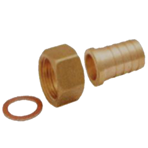 Swivel Nut x Hose Tail FF Seat with Washer BSPP
