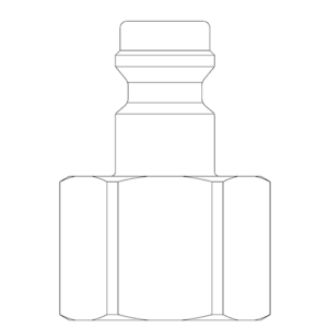 Female Thread BSPP Plug