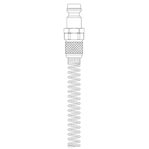 Tube Connection Spring Guarded Plug