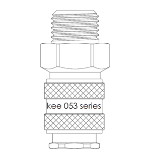 Male Thread BSPP Coupling