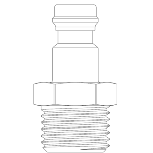 Male Thread BSPP Plug