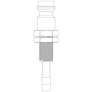 Bulkhead to Hosetail Plug
