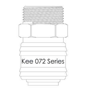 Male Thread BSPT Coupling