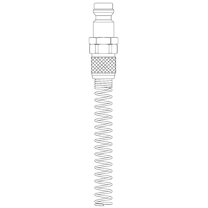 Tube Connection Spring Guarded Plug