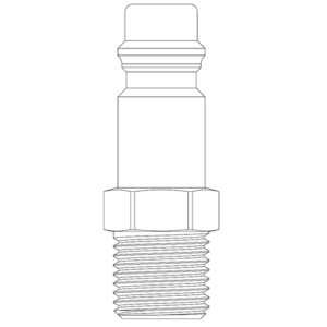 Male Thread BSPT Plug