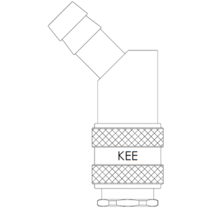 45 deg Hosetail Coupling