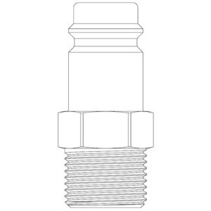 Male Thread BSPT Plug