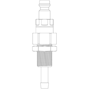 Bulkhead To Hosetail Plug