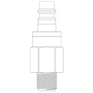 Male Thread BSPT Plug