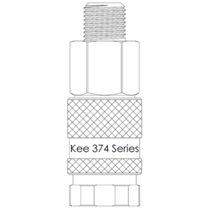 Male Thread BSPT Coupling