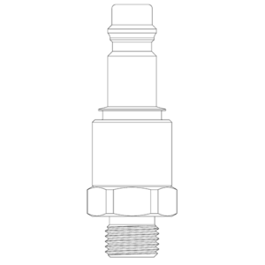 Male Thread BSPT Plug