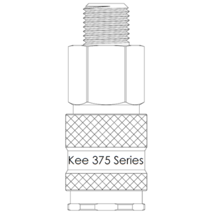 Male Thread BSPT Coupling