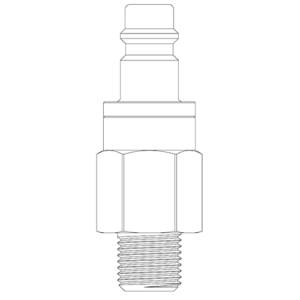 Male Thread BSPT Plug