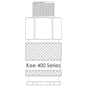 Male Thread BSPT Coupling
