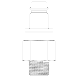 Male Thread BSPT Plug