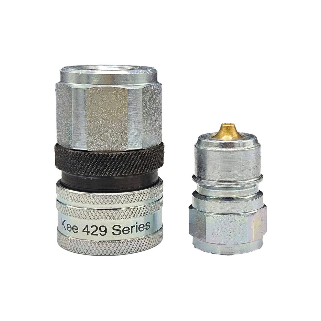 Kee 429 Series valve core tool with a spare tire valve core for installing/removing Schrader cores