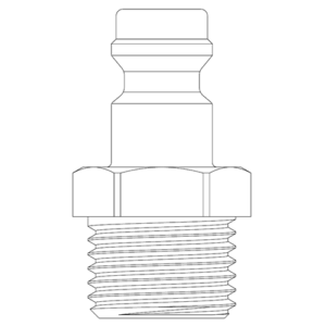 Male Thread BSPP Plug