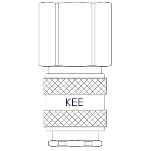 Female Thread BSPP Coupling