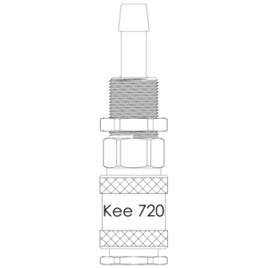 Bulkhead To Hose Tail Coupling