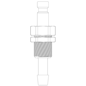 Bulkhead To Hose Tail Plug